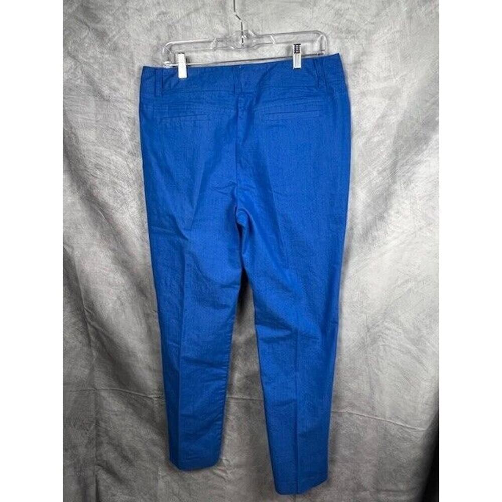 Larry Levine Women's Size 14 Double Snap Straight Leg Blue Jeans - Picture 6 of 9